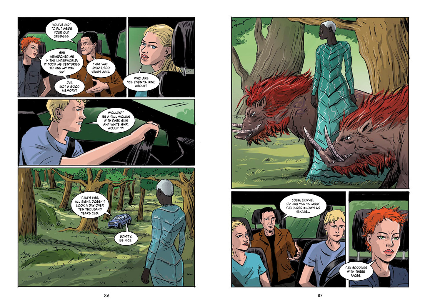 The Alchemyst: The Secrets of the Immortal Nicholas Flamel by Michael Scott (Graphic Novel)
