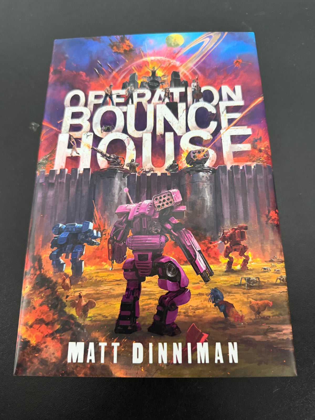 Operation Bounce House by Matt Dinniman (Broken Binding Hardcover)